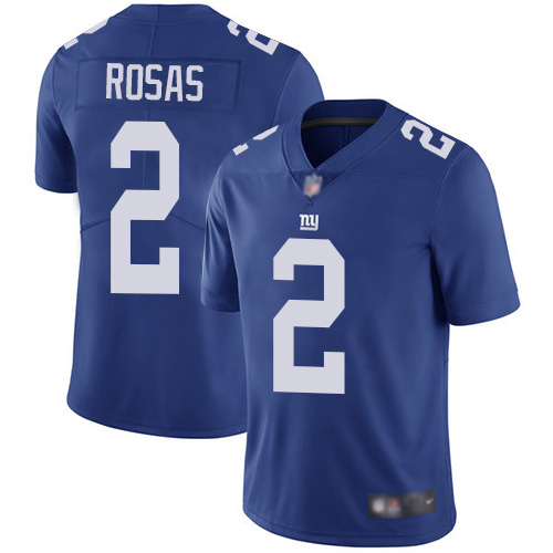 Men New York Giants #2 Aldrick Rosas Royal Blue Team Color Vapor Untouchable Limited Player Football NFL Jersey->new york giants->NFL Jersey